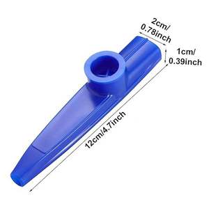 Kazoo en plastique personnalisé avec logo imprimé en sérigraphie – Instruments de <span class=keywords><strong>musique</strong></span> promotionnels pas chers pour fêtes et événements – Cadeaux d'entreprise pour la <span class=keywords><strong>musique</strong></span> précoce - Product Image 5