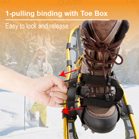 Nouvel Arrivage XATP – Raquettes à Neige avec Cadre en Aluminium BSCI et Plateau en HDPE, Fixation à 1 Point, Talon Relevable – Fournisseur de Ski