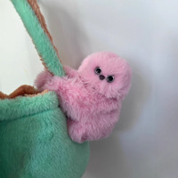 Nouvelle poupée jouet électrique transfrontalière Shy Owl Mirumi, qui chante, tourne la tête, imite la parole, pendentif de sac, origine inconnue