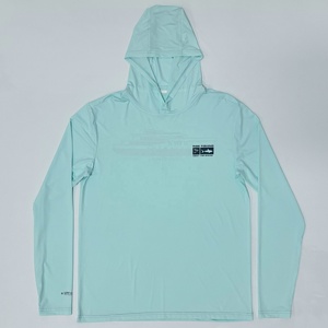 Camiseta con Capucha para Hombre, Protección Solar, Nailon y Spandex, Elástica en 4 Direcciones, Ajuste Atlético, Costuras Reforzadas para Pesca, Senderismo y Camping - Product Image 1