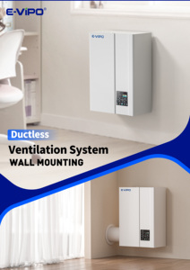 E-VIPO Fresh Air Purifier Hvac Systems Office Bedroom Wall Mounted Indoor PIV Positive Hvac Ductless Ventilation System - Product Image 4