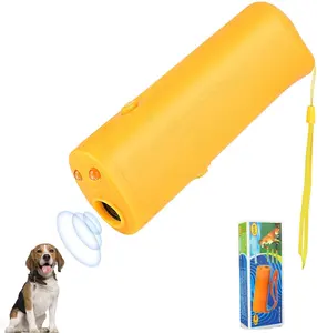 Pet Dog Repeller Anti Barking Stop Bark Training Device Trainer Led Ultrasonic 3 Em 1 Anti Barking Ultrasonic Sem Bateria