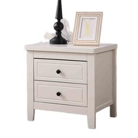 Mini armoire de rangement économique, design moderne américain et européen, couleur noyer, table de chevet, pour salon et hôpital
