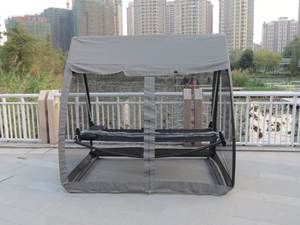 <span class=keywords><strong>Hamaca</strong></span> de mimbre para patio exterior, asiento doble de 3 personas, columpio colgante para jardín y patio, nuevo diseño - Product Image 3