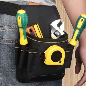 Durable Electrician Heavy Duty Canvas Tool Belt Bag Carpenter Workapron Construction Waist Tool Bag - Product Image 2