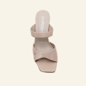 Sandali Artigianali di Lusso da Donna, Comodi e Traspiranti, con Tacco Alto e Punta Aperta, Ideali per Esterni - Product Image 5