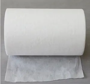 100% Bamboo Fiber 70gsm Pearl Or Plain Pattern Cross Spunlace Nonwoven Fabric For Wet Wipes