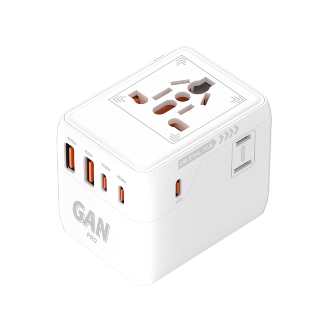 2 USB 3 Type C Port AC Socket All in One Power Solution US UK EU AU Universal Worldwide Travel Adapter