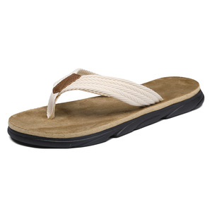 Tongs à semelle épaisse pour hommes, antidérapantes, sandales de plage d'extérieur, style estival tendance, semelle injectée, pour jeunes de 18 à 40 ans - Product Image 5