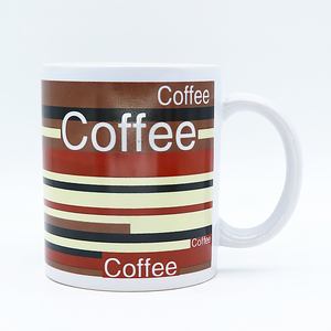 Tasse blanche vierge en céramique pour sublimation, tasse à café au lait personnalisée avec impression de logo - Product Image 6