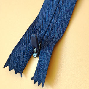 Fermeture à glissière invisible en nylon pour vêtements robe garniture en dentelle renforcée Anti-éclatement autobloquant extrémité fermée taille 3 4 5 stock disponible - Product Image 4