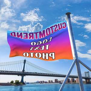 Bandera de 3x5 pies con Diseño de Cuadros Blancos y Negros, Impresión Térmica por Transferencia, 100% Poliéster - Product Image 6