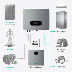 Inversor Solar Híbrido Calion IP66 de 6KW, 48V 220V, Onda Sinusoidal Pura, Convertidor DC a AC, Controlador MPPT, Monofásico, 5-10 Años - Product Image 5