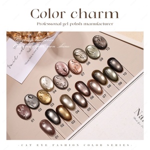 JTING Fournisseur de premier plan, Collection de gels œil de chat effet bois 10 couleurs, Vernis gel œil de chat magnétique, Sans TPO/HEMA, Vernis gel pour ongles personnalisé OEM - Product Image 4