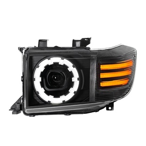 02-23 para LC75 Modificación del conjunto de faros estilo Flor de Ciruelo, Luz diurna LED de 12V, Lente de señal de giro secuencial - Product Image 4