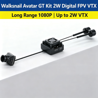 Walksnail Avatar GT Kit 2W Digital FPV VTX Jangkauan Jauh 1080P 100fps Latensi Rendah Kit Pemancar Video FPV untuk Drone FPV
