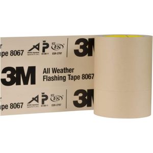 เทปปิดรอยต่อกันน้ำ 3M All Weather Flashing Tape 8067 ขนาด 6 นิ้ว x 75 ฟุต สำหรับงานอุตสาหกรรม - Product Image 1