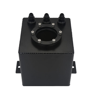 2L黒旋回ビレット高流量燃料サージタンクAN6 044外部燃料ポンプに適合 - Product Image 2
