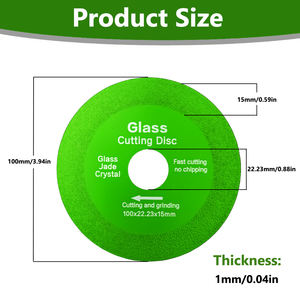 Lame de scie diamantée HSS personnalisable 100 mm 108T, qualité bricolage, pour découpe de béton, lame de scie murale, meuleuse d'angle, OEM pris en charge, haute performance - Product Image 4