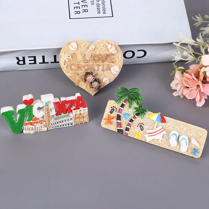 Calamita Frigorifero 3D Pula Croazia - Souvenir In Resina Dipinta A