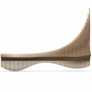 Mensola da Parete in Legno di Alta Qualità, Design Esteticamente Gradevole e Pratico per Area Espositiva di Hotel - Product Image 5