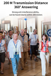 Transmetteur radio 2.4G pour courses de chevaux équestres, hadj, système de communication bidirectionnel pour juges de voyage Système de son pour guide touristique - Product Image 6