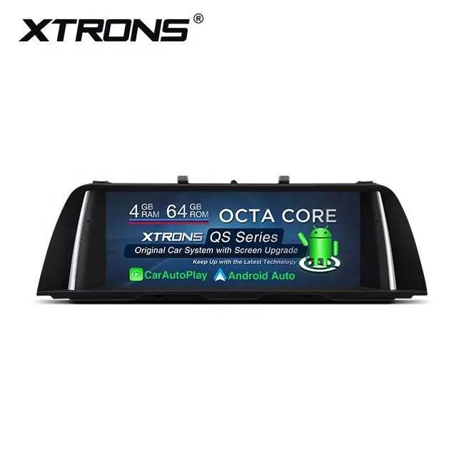 Xtrons 10.25 "Autoradio Voor Bmw 5 Series F10/F11 Autoscherm Android 12 4 + 64Gb Met 4G Lte Carplay Android Auto Radio