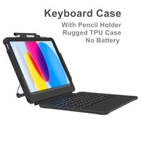 Étui clavier ODM nouvelle génération pour iPad 11 pouces, filaire Type-C 30W PD, magnétique détachable, antichoc, robuste en TPU, support PC réglable