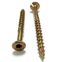 Torx Drive Zinc Plated Metric Wood Screws with Countersunk Head for Wood Construction
