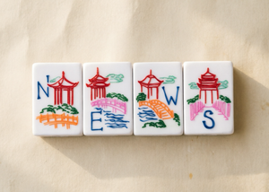 Tessere di Mahjong Americane in Acrilico a 4 Strati, 160 Pezzi, Personalizzabili su Ordinazione, OEM - Product Image 3