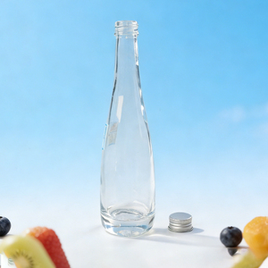 Botella <span class=keywords><strong>de</strong></span> Vidrio Vacía <span class=keywords><strong>de</strong></span> 330 ml <span class=keywords><strong>de</strong></span> Diseño Personalizado Premium para Licor, Agua Mineral Purificada, Jugo, Agua con Tapa - Product Image 2