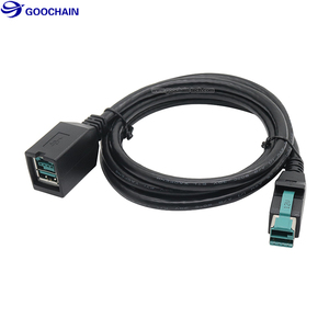 12V alimentato <span class=keywords><strong>usb</strong></span> maschio a <span class=keywords><strong>femmina</strong></span> <span class=keywords><strong>Cavo</strong></span> di Estensione della porta per POS attrezzature/stampante - Product Image 5