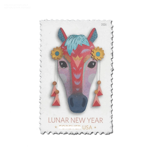 Livre de timbres Première Classe, Édition 2025, Rouleau de 100, Timbres-<span class=keywords><strong>poste</strong></span> éternels 2026 Année du Cheval, Étiquettes de timbres-<span class=keywords><strong>poste</strong></span> australiens - Product Image 4