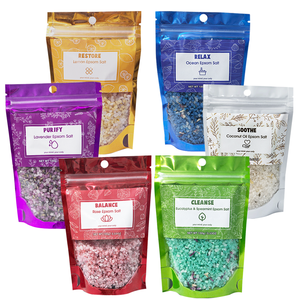 Bombes de bain naturelles de luxe faites à la main en provenance de l'Himalaya, huiles essentielles, fleurs séchées, sel de l'Epsom, mélange hydratant pour SPA, fabrication OEM - Product Image 1