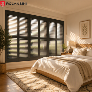 Persiana in <span class=keywords><strong>Alluminio</strong></span> Antiuragano Rolansini, Finestra a Persiana Orizzontale Moderna per Sicurezza Esterna e <span class=keywords><strong>Isolamento</strong></span> <span class=keywords><strong>Termico</strong></span> - Product Image 3