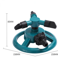 360 °   Arroseur de jardin rotatif en plastique ABS à 3 bras pour l'irrigation des pelouses et des pépinières – Vente en gros