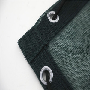 Tùy Chỉnh HDPE + UV Màu Xanh Lá Cây/Đen Cường Độ Cao 2*3M Tốt Lưới Trailer Net Với Dịch Vụ Cắt Cho Xe Tải Hàng Hóa An Toàn & An Ninh - Product Image 1