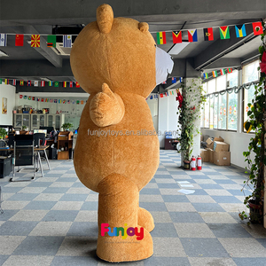 Costume Gonfiabile <span class=keywords><strong>da</strong></span> <span class=keywords><strong>Orsacchiotto</strong></span> Alto 2m, Mascotte Carina per Feste - Product Image 5