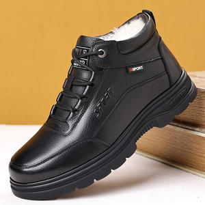 Nouvelles chaussures en cuir et maille décontractées pour hommes, style professionnel simple, douces, respirantes, légères, semelle antidérapante, résistantes à l'usure, bout rond - Product Image 1