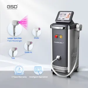 GSD Best Price Vertical High Power 1800w Hair Removal 808nm Diode Laser 808 Machine