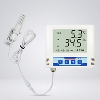 Transmetteur WiFi industriel de température et d'humidité, capteur LCD haute précision, moniteur à distance avec relais d'alarme pour salle de serveur