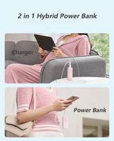 Anker Chargeur portable 2-en-1 Chargeur hybride 5000mAh Power Bank Pro PowerCore Fusion 30W Power Delivery pour iPhone