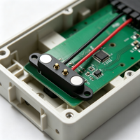 Connecteur magnétique à ressort à 2 broches avec trous de montage, contact magnétique pré-câblé