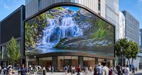 Écran LED extérieur haute luminosité P10, étanche IP66, 3D à l'œil nu, 960x960mm, pour publicité murale, taux de rafraîchissement élevé