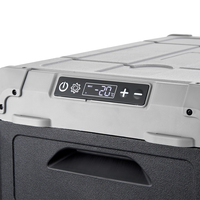 Coolride Refrigerador portátil para coche de gran capacidad de 20L, refrigeración por compresor, 12V24V, enfriamiento rápido y silencioso