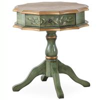 Console victorienne en chêne massif, meuble de salon antique 2072 avec garantie d'un an