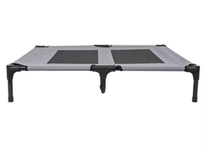 Modern Dış Mekan Dikdörtgen Köpek Yatağı Çerçevesi Taşınabilir Nefes Alabilen Nem Geçirmez Soğutucu Düz Desenli Yükseltilmiş Çelik Evcil Hayvanlar İçin Kamp Yatağı - Product Image 2