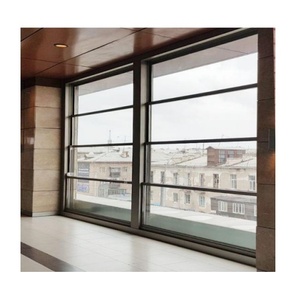 <span class=keywords><strong>Fenêtre</strong></span> à <span class=keywords><strong>guillotine</strong></span> électrique en aluminium à <span class=keywords><strong>double</strong></span> vitrage avec cadre en aluminium de style moderne à ouverture verticale - Product Image 1