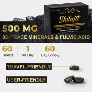 Pure Shilajit Resin Tablets 100% Natural Rich in Minerals Energy Booster <b>Stick</b> Packs Herbal Supplements - Product Image 3