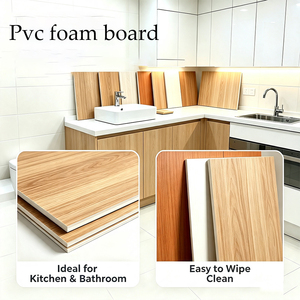 Pannello in Schiuma PVC ad Alta Densità con Finitura Effetto Legno, 18mm 4*8ft, Resistente all'Umidità e Ignifugo, <span class=keywords><strong>per</strong></span> Armadi - Product Image 1
